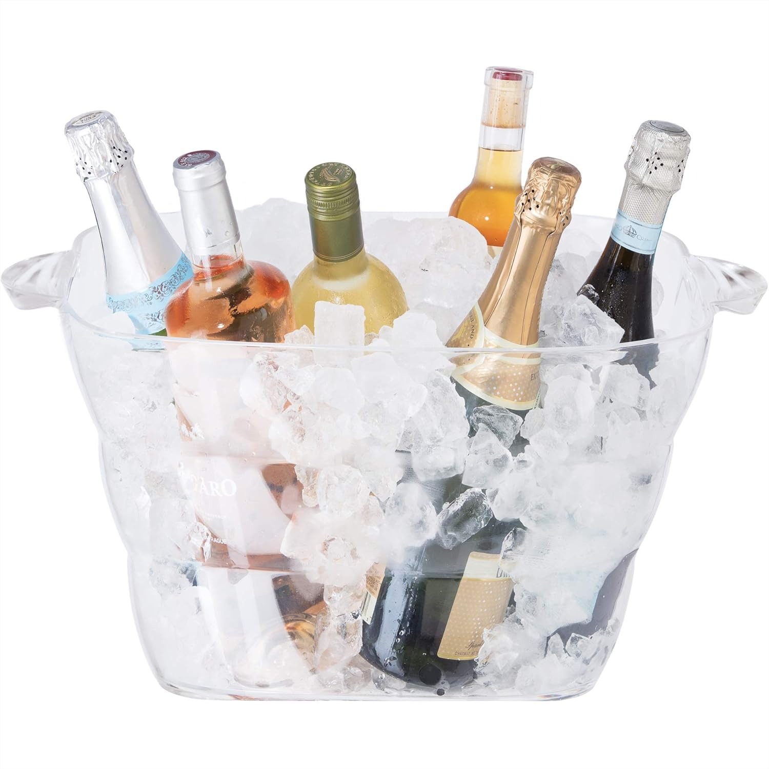 Clear Acrylic Party Tub with H - مراجعة Wine Beer Images وسعره