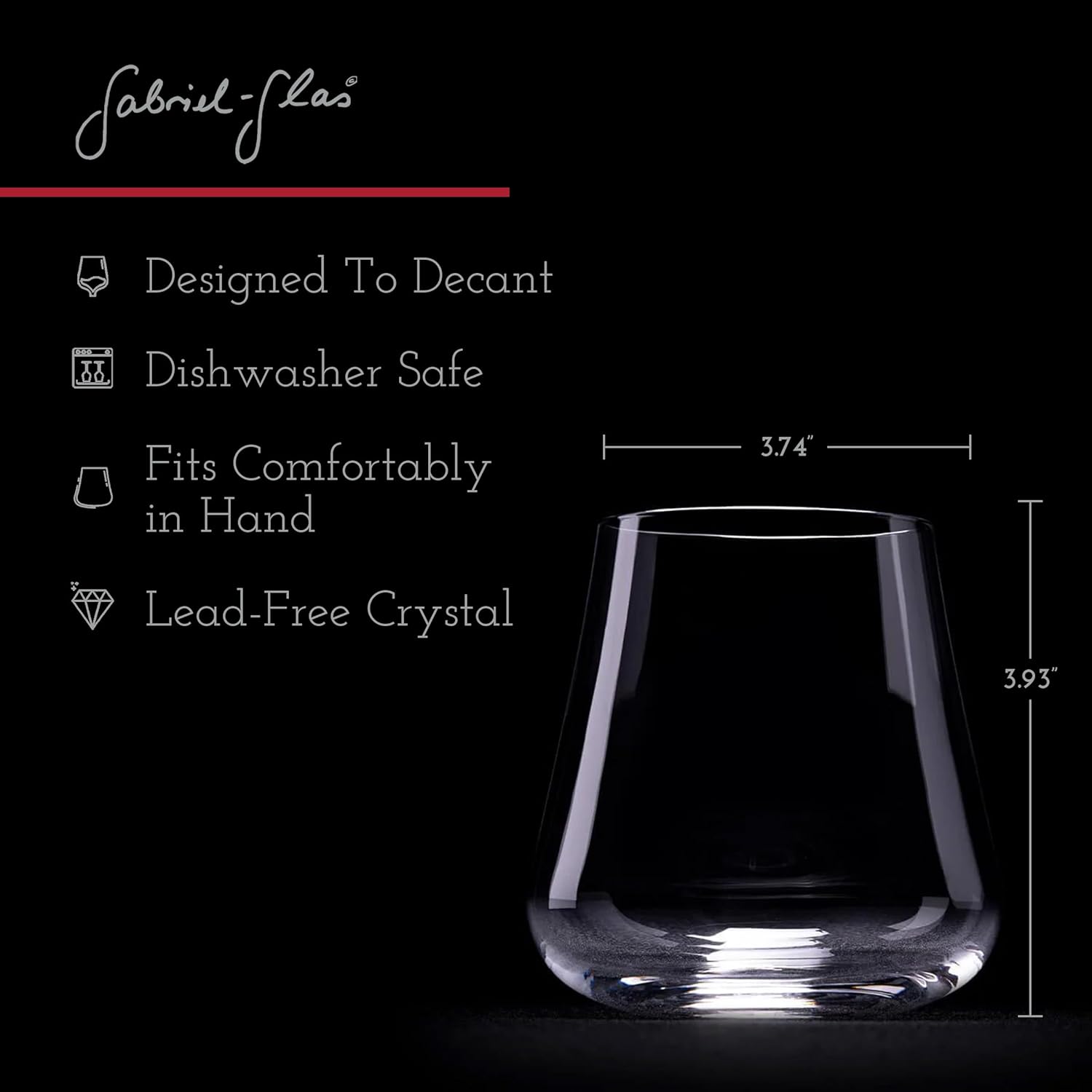 Stemless Crystal Wine Glasses  - مراجعة Wine Beer Images وسعره