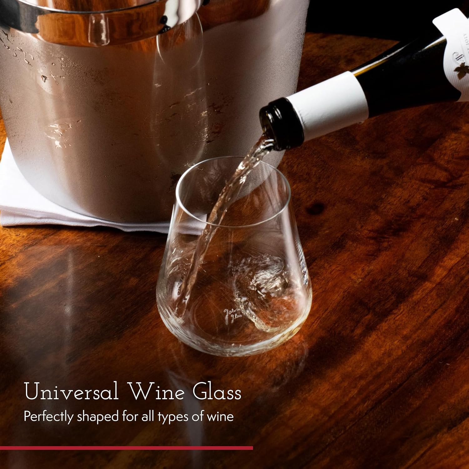 Stemless Crystal Wine Glasses  - مراجعة Wine Beer Images وسعره