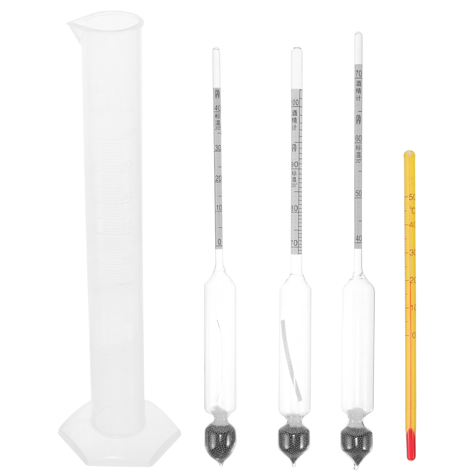 1 Set Alcohol Hydrometer Glass - مراجعة Wine Beer Percentage وسعره