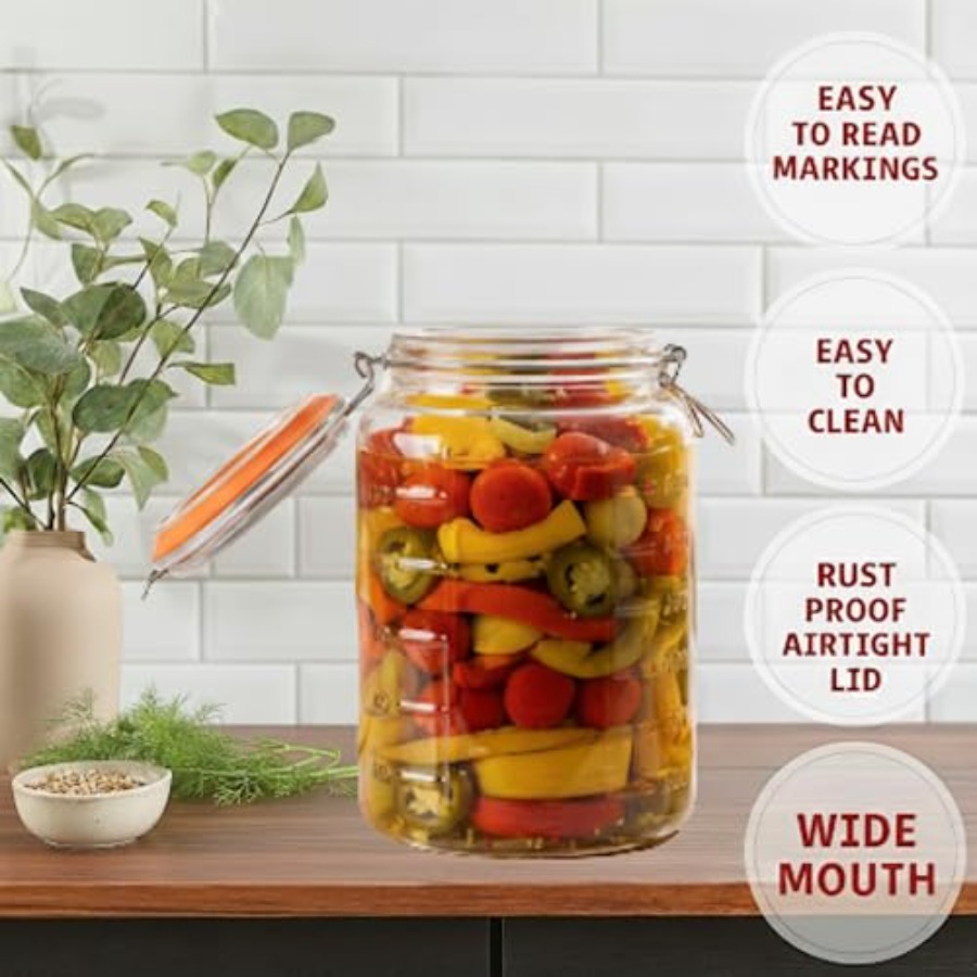 2-Pack 1-Gallon Mason Glass Fe - مراجعة Wine Beer And Mead وسعره