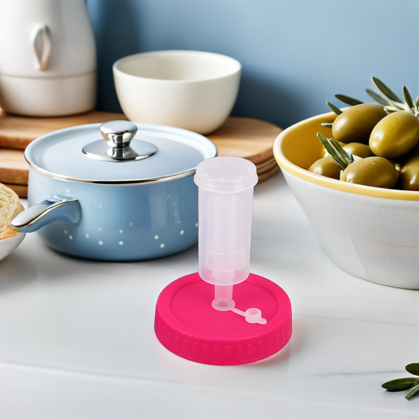 2Pcs Airtight Fermentation Lid - مراجعة Wine Beer And Mead وسعره