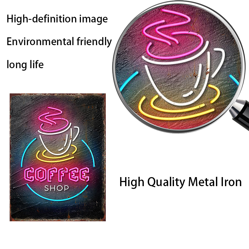 Neon Beer Metal Tin Label Food - مراجعة Wine Beer Restaurant وسعره