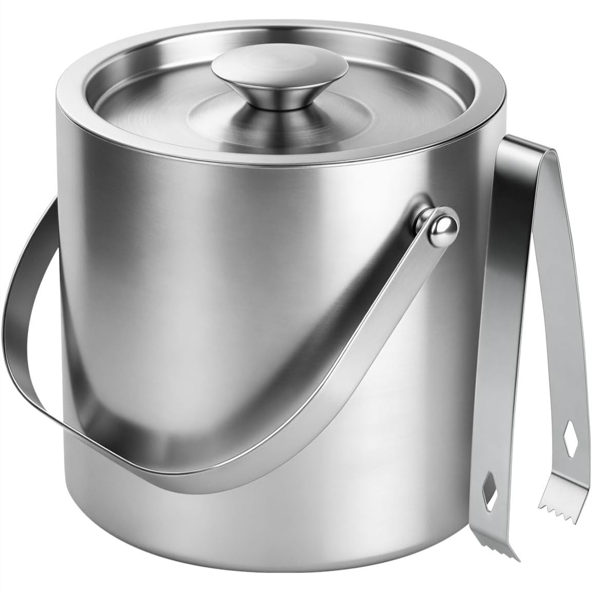 Stainless Steel Ice Bucket - 3 - مراجعة Wine Beer Images وسعره
