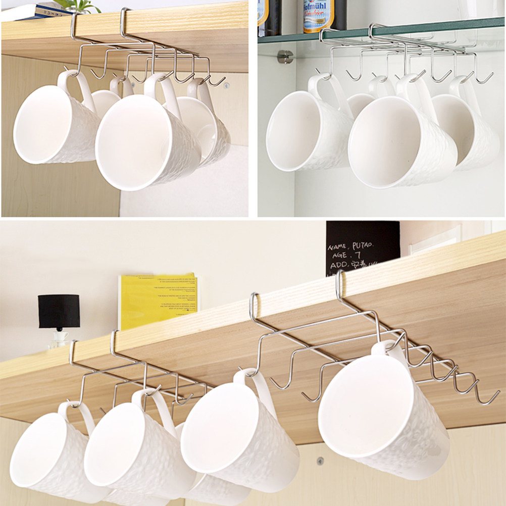 1Pcs Stainless Steel Cup Holde - مراجعة Wine Rack Wall Mount وسعره