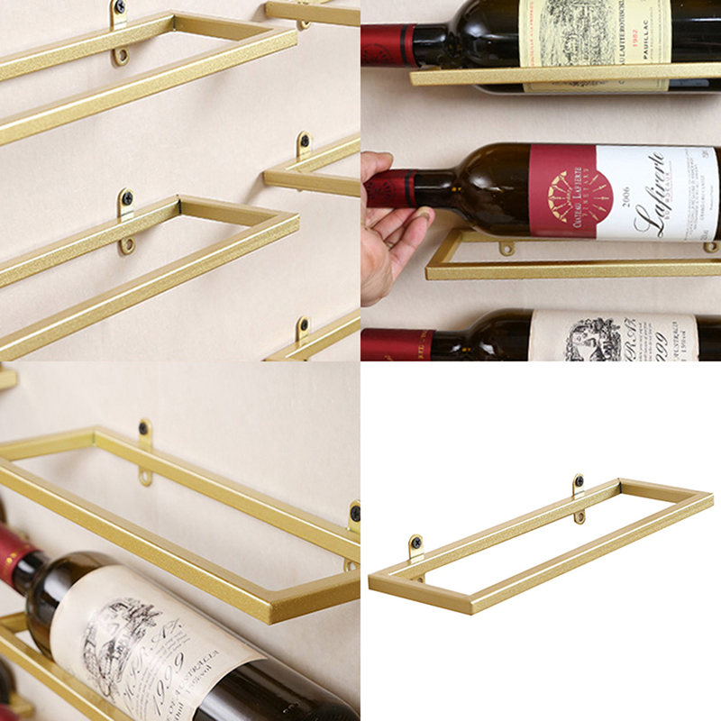 1PC Wall-Mounted Bar Wine Rack - مراجعة Wine Rack Wall Mount وسعره