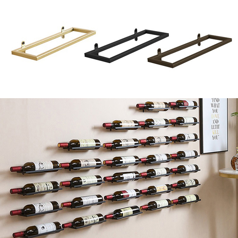 1PC Wall-Mounted Bar Wine Rack - مراجعة Wine Rack Wall Mount وسعره