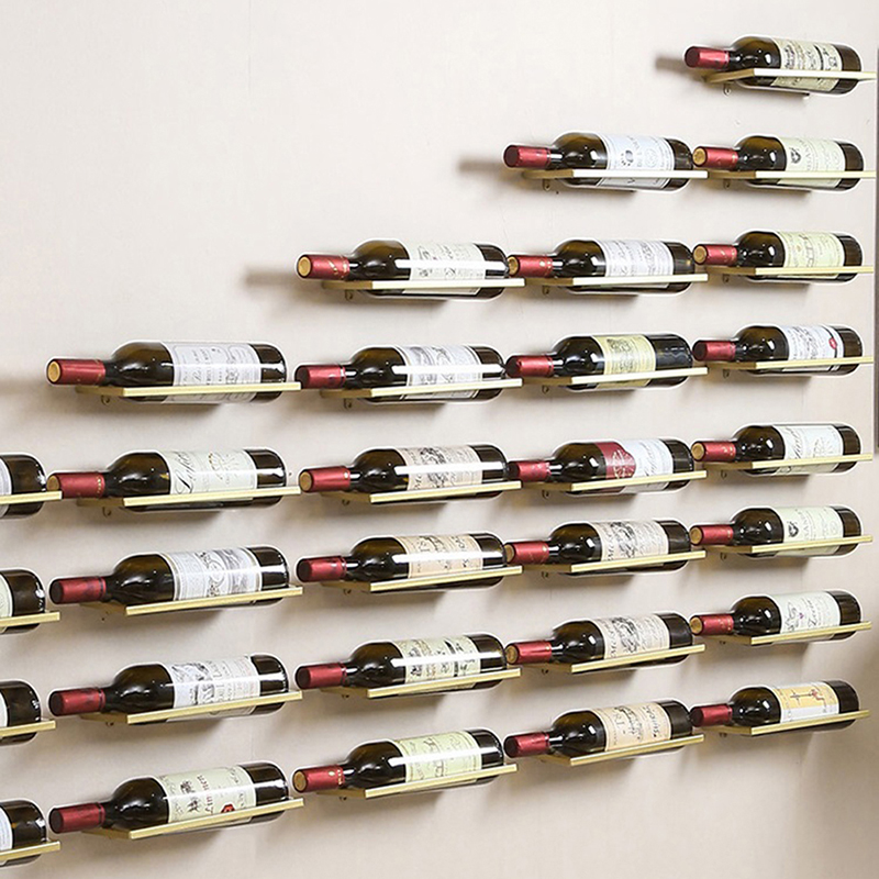 1PC Wall-Mounted Bar Wine Rack - مراجعة Wine Rack Wall Mount وسعره