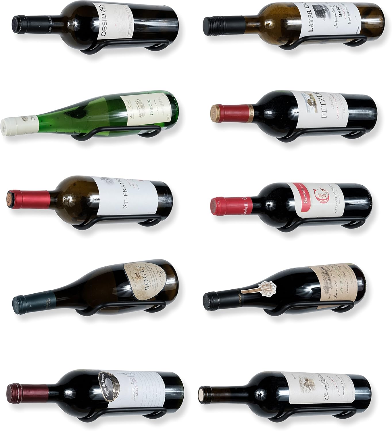 Wall Mount Iron Wine Bottle Ho - مراجعة Wine Rack Wall Mount وسعره