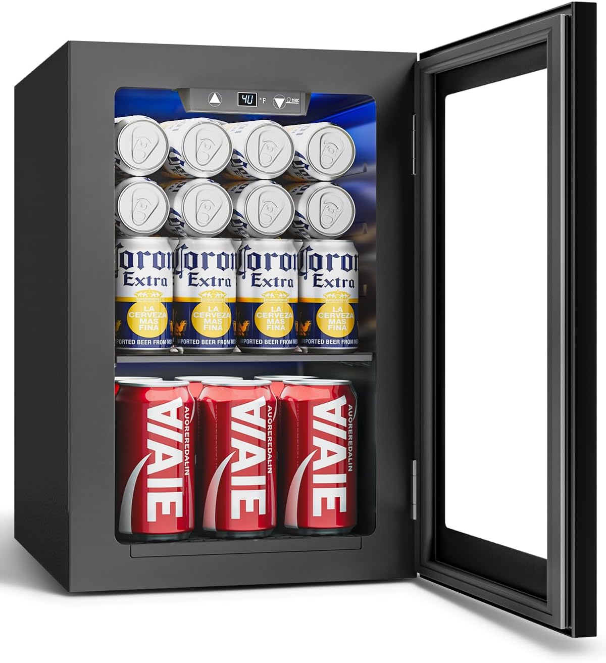 24 Can Mini Fridge with Digita - مراجعة Wine Beer Images وسعره