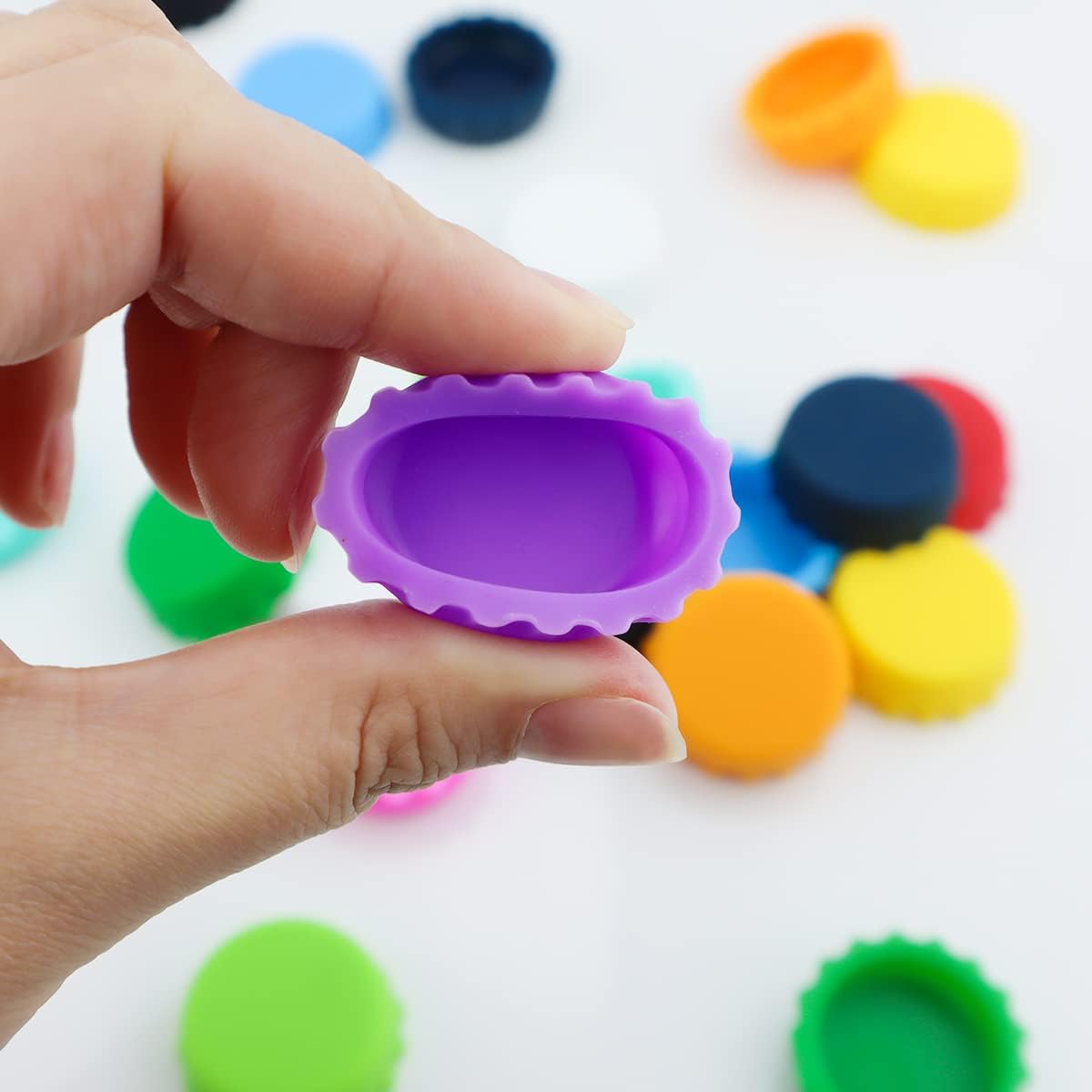 24 PCS Silicone Rubber Bottle  - مراجعة Wine Beer Images وسعره