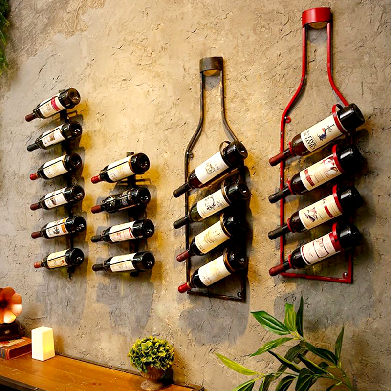 Vintage Industrial Wall Hanger - مراجعة Wine Rack Wall Mount وسعره