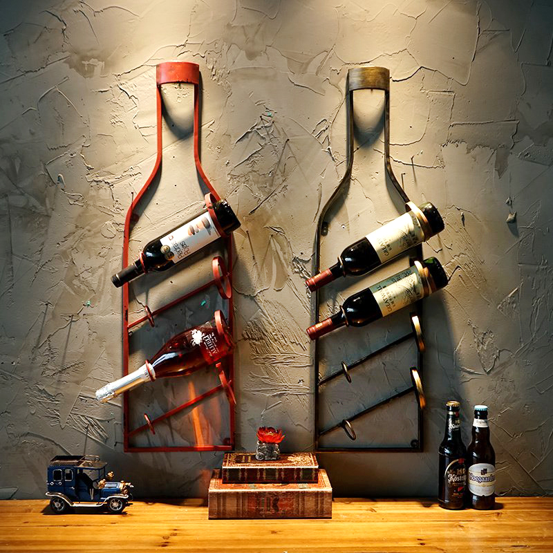 Vintage Industrial Wall Hanger - مراجعة Wine Rack Wall Mount وسعره