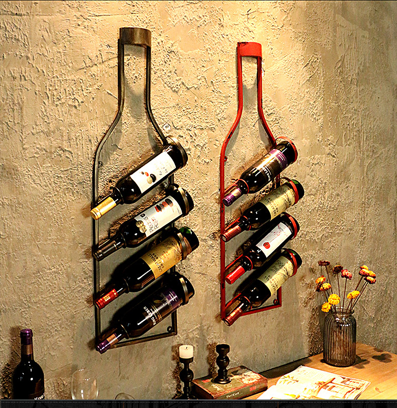 Vintage Industrial Wall Hanger - مراجعة Wine Rack Wall Mount وسعره