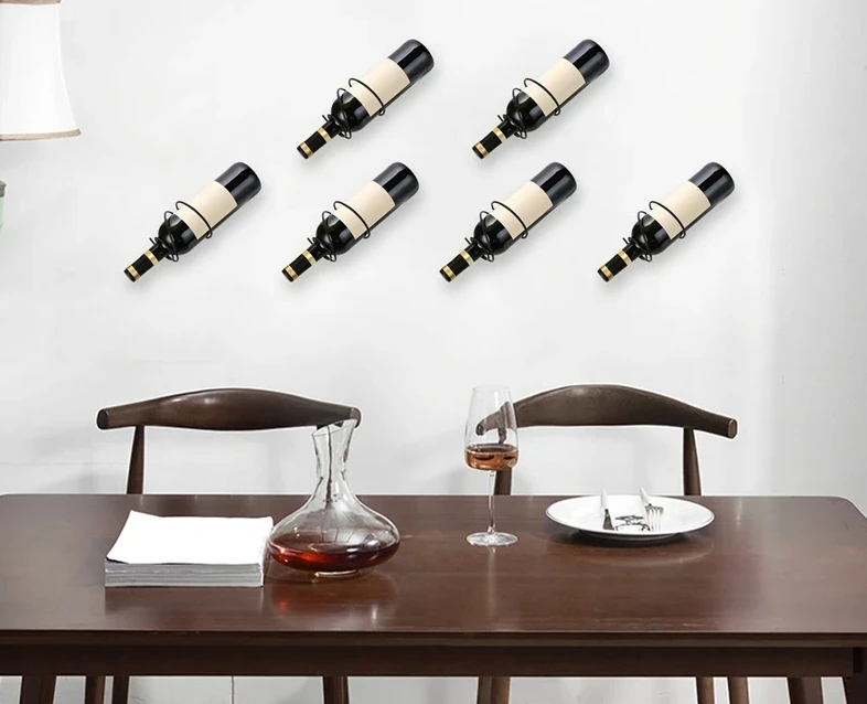 Pack Of 6 Wall Mounted Wine Ra - مراجعة Wine Rack Wall Mount وسعره