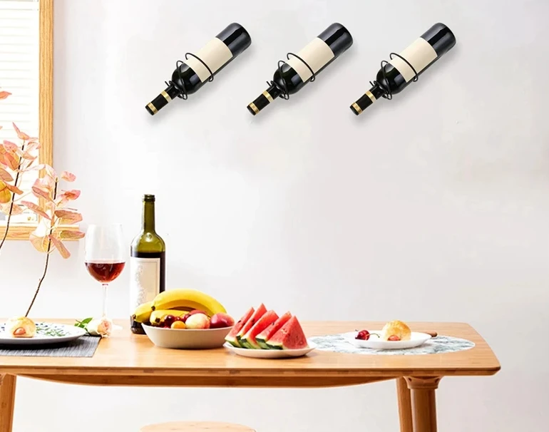 Pack Of 6 Wall Mounted Wine Ra - مراجعة Wine Rack Wall Mount وسعره