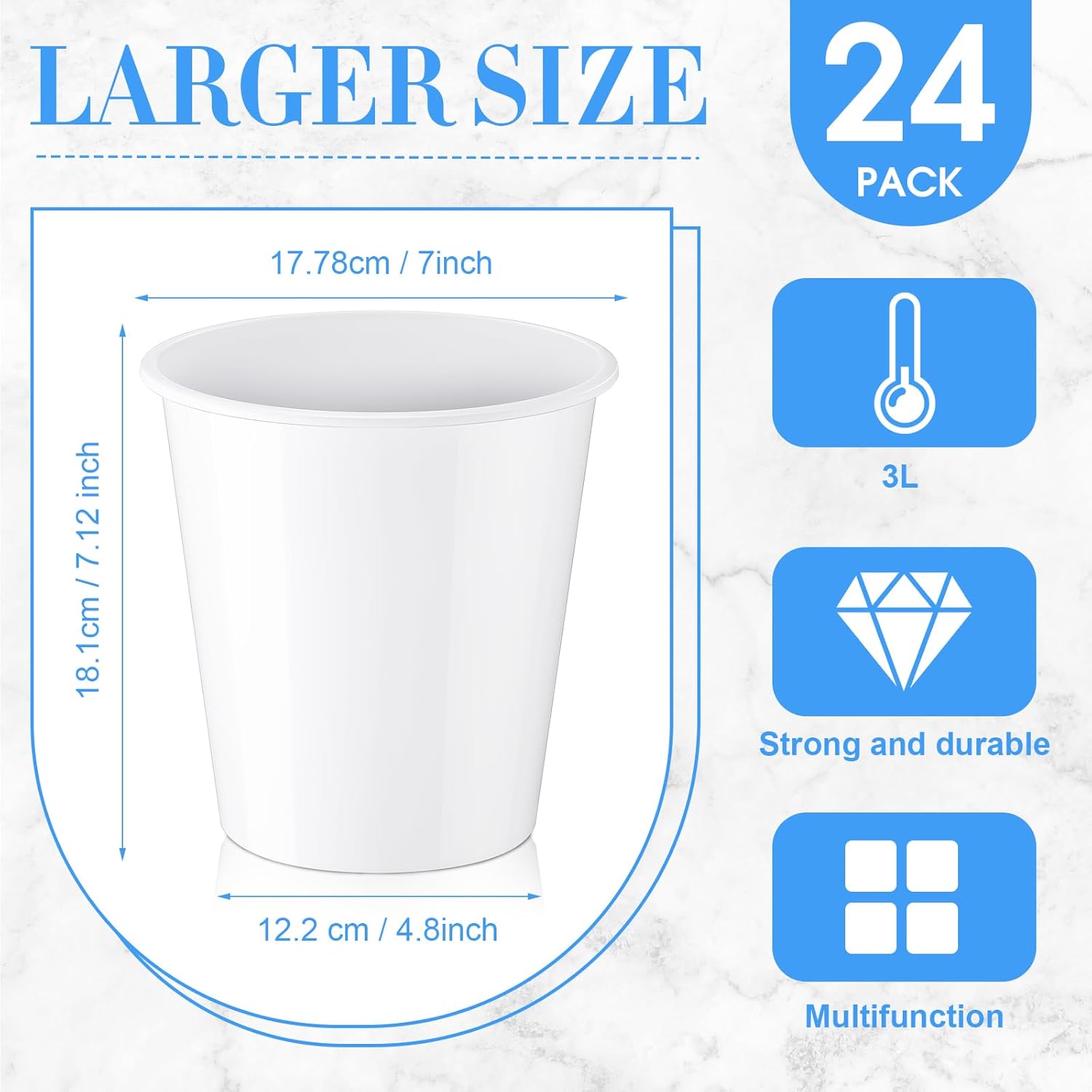 24 Plastic Ice Buckets for Par - مراجعة Wine Beer Images وسعره