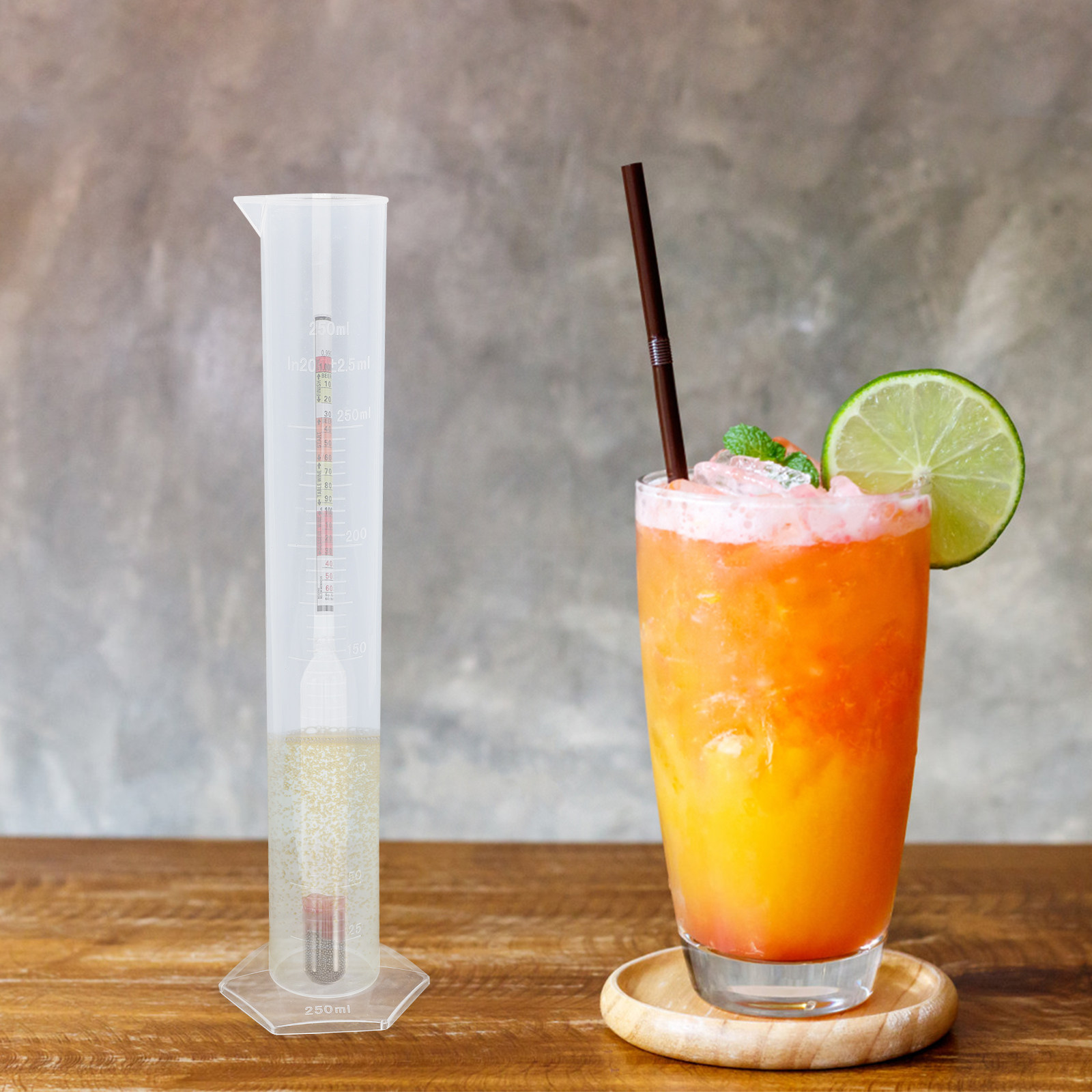 1Set Hydrometer Kit Multi Func - مراجعة Wine Beer And Mead وسعره