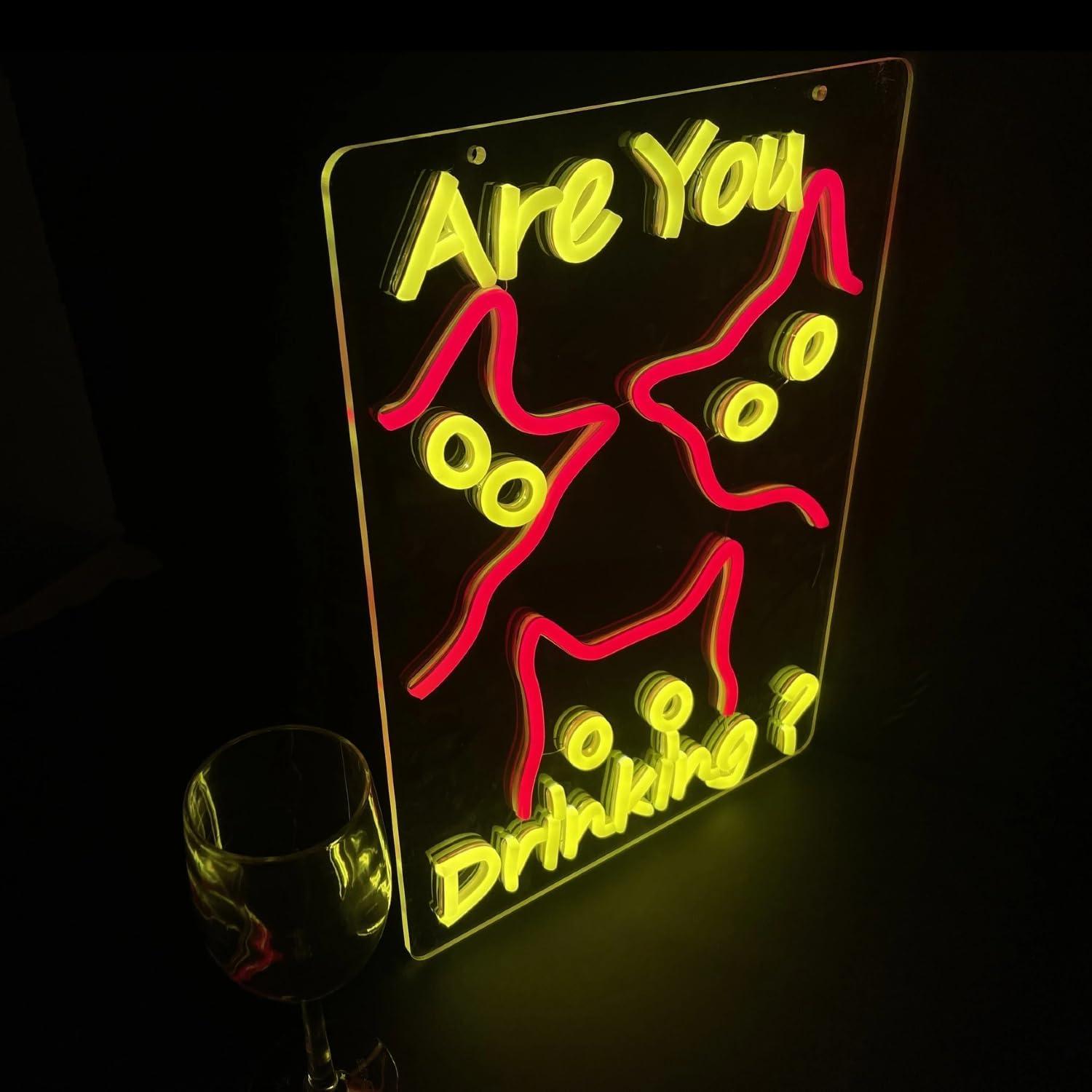 Are You Dringking Neon Sign Ca - مراجعة Wine Beer Restaurant وسعره