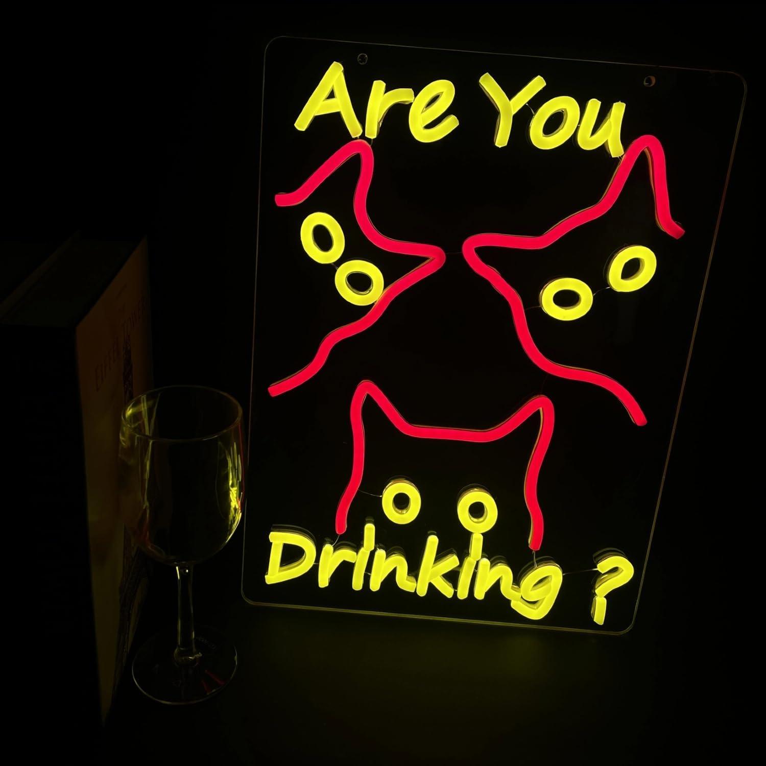 Are You Dringking Neon Sign Ca - مراجعة Wine Beer Restaurant وسعره