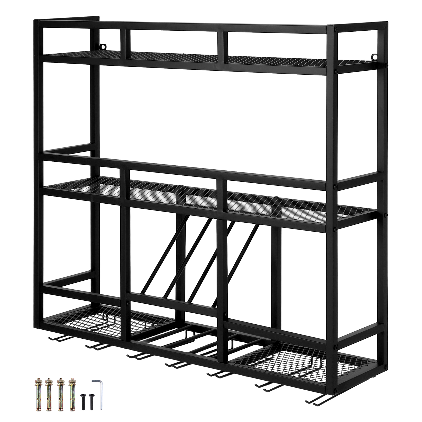 3 Tiers Wall Mounted Wine Rack - مراجعة Wine Rack Wall Mount وسعره